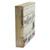 5.75 In Worth Melting For Block Sign Snowman Winter Farmhouse Box Signs - 3 of 3
