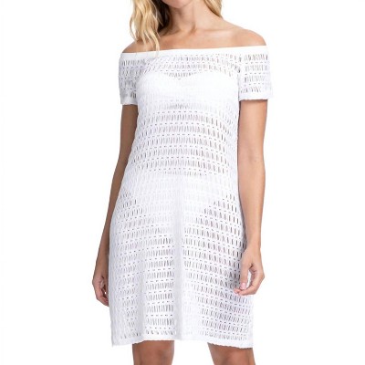 Women's Off The Shoulder Cover Up Dress - Profile By Gottex