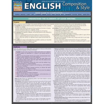 English Composition & Style - by  Shelley Evans-Marshall (Poster)