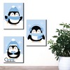 Big Dot of Happiness Winter Penguins - Holiday Nursery Wall Art and Christmas Home Decor - 7.5 x 10 inches - Set of 3 Prints - 2 of 4
