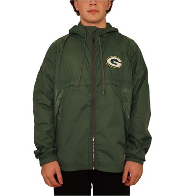 G-III Sports Mens Green Bay Packers Windbreaker Jacket