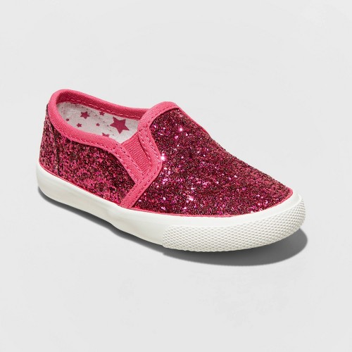 Cat & Jack Pink Sparkly Sneakers