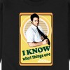 Men's - Parks and Recreation - I Know What Things Are Graphic Fleece Sweatshirt - 2 of 4