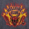 Mens Stranger Things Distressed Hellfire Club Flame Instruments Lightweight Hoodie - 2 of 4