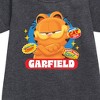 Girls' - Garfield - Garfield Stickers Graphic Short Sleeve Fleece Dress - 2 of 3