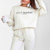 Simply Sage Market S.W.Smiley Cool Teacher  Lightweight Garment Dyed Sweatshirt - 2 of 4