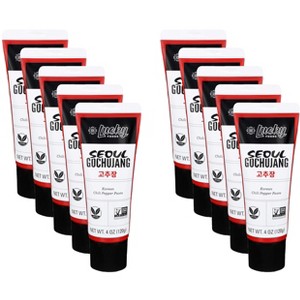 Lucky Foods Seoul Gochujang Korean Chili Pepper Paste - Case of 10 - 4oz - 1 of 2