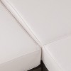 Sapphtopaz Patio Furniture Set Wood L-Shaped Loveseat Outdoor Chairs with Cushions and Coffee Table Sofa Set for Garden, Backyard - 2 of 4