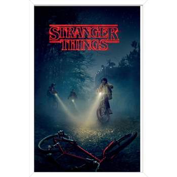 Trends International Netflix Stranger Things - Bikes Framed Wall Poster Prints
