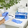 CareStock Blue Nitrile Exam Gloves - Powder Free, Slip-Resistant, Disposable, 1 Box - 3 of 4
