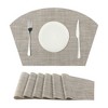 Unique Bargains Table Heat Resistant Water Proof Woven Placemats 18 x 12 Inches 6 Pcs - 3 of 4