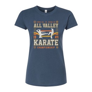 Women's - The Karate Kid - All Valley Karate Champion Fitted Graphic T-Shirt - 1 of 2