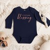 The Juniper Shop Little Blessing Heart Long Sleeve Bodysuit - 3 of 4