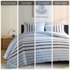 Gracie Mills Santiago Seersucker Striped Cotton Duvet Cover Set - 3 of 3