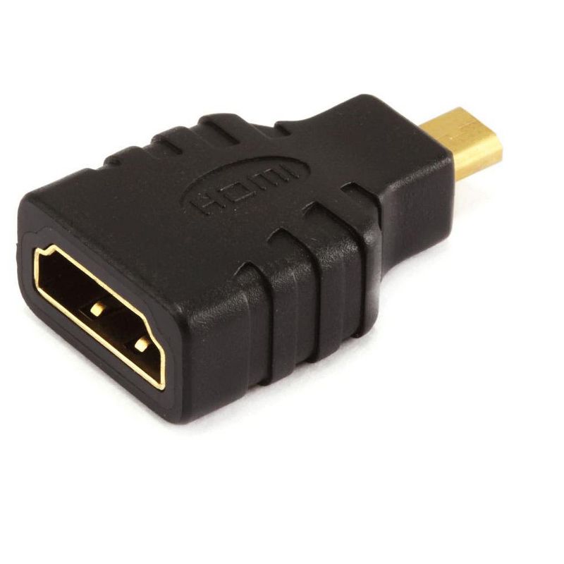 Monoprice HDMI Micro Connector Male to HDMI Connector Female Port Saver Adapter, 2 of 3