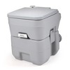 5 Gallon Portable Toilet, Portable Camping Toilet With Built-in Handle, Sealing Slide Valve And Plug, Large Capacity Travel Toilet For Indoor, Outdoor - 3 of 4