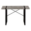 NicBex 48" Industrial Computer Desk with Grey Reclaimed Wood-Look Black Metal Legs, X-Shaped Support for Home Office, Laptop/Work - 2 of 4