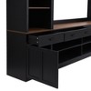 Kumasinova 108"W x 80"H On-Trend Entertainment Wall Unit Set with Ample Storage Space,Oversized TV Stand for TV up to 70" for Living Room - 4 of 4