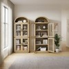 Arched Cabinet 71.6" Tall Kitchen Pantry, Farmhouse Storage Cabinet, Large Storage Pantry with Doors - 4 of 4
