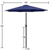 Yaheetech 11FT Patio Umbrella Market Umbrella for Garden Backyard - 3 of 4