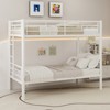Bellemave Twin Over Twin Metal Bunk Bed for Kids, Sturdy Steel Frame with Ladder & Guardrails, Convertible Into 2 Beds, No Box Spring Needed - 3 of 4