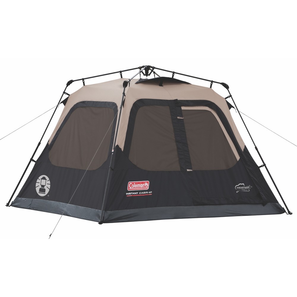 Coleman 4-Person Instant Cabin Tent - Gray