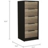 NicBex Dresser for Bedroom,Chest of Drawers with Black Metal Handle Design,Storage Dressers for Bedroom - 3 of 4