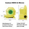 Costway Air Blower Pump Fan 950 Watt 1.25HP For Inflatable Bounce House Bouncy Castle - 2 of 4