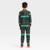 Boys' Christmas Gamer Fair Isle Union Suit - Cat & Jack™ Black - 2 of 3