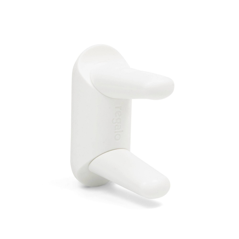 Regalo Home Safety Lever Door Lock 3M Adhesive Child Proof Door Lock - White