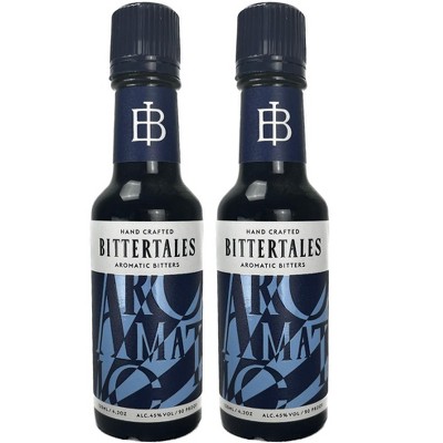 Bittertales Exquisite Hand-Crafted Aromatic Bitters 2 Pack: Elevate Your Cocktails with 125ml Bottles Perfect for Old Fashioned and Manhattan Classics