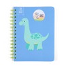 Yoobi 6"x8" Journal Spiral with Elastic Band Blue Dino - 2 of 3