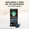 Starbucks by Nespresso Original Line Pods Dark Roast Coffee Espresso Roast - 10ct - image 3 of 4