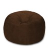 6' Huge Bean Bag Chair with Memory Foam Filling and Washable Cover - Relax Sacks - 2 of 4