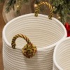 Colonial Mills Candy Cane Basket - Red/Green 14"x14"x14" - 4 of 4