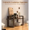 ACEPANO Compact Bookend-Style Adjustable Double-Sided Desktop Bookstand-Dark Brown - 4 of 4