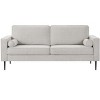 3 Seat/Loveseat/Single/Ottoman Sofa Couches, Upholstered Accent Sofa Chair, Beige -ModernLuxe - image 4 of 4