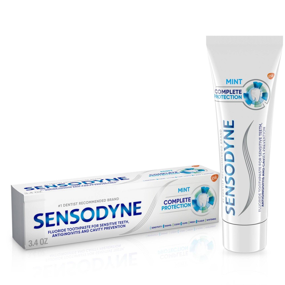 Photos - Toothpaste / Mouthwash Sensodyne Complete Toothpaste - Mint - 3.4oz 
