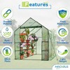 Ogrow Deluxe Walk-In Greenhouse / Bloomhouse / Seed Starter with Tiers and Shelves - 3 of 4