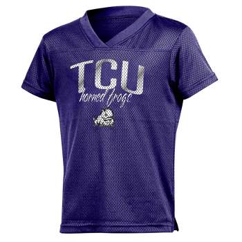 NCAA TCU Horned Frogs Girls' Mesh T-Shirt Jersey