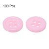 Unique Bargains Resin DIY Craft Flat 4-Hole Sewing Buttons 100 Pcs - 3 of 4