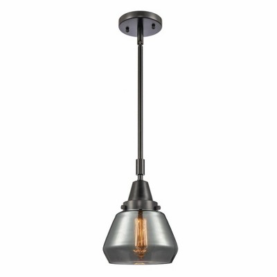 Fulton - 1 Light Stem Hung Mini Pendant In Industrial Style-10.13 Inches Tall and 7 Inches Wide