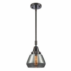 Fulton - 1 Light Stem Hung Mini Pendant In Industrial Style-10.13 Inches Tall and 7 Inches Wide - 1 of 1