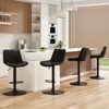 FURNIinspire Dining Chair, Bar Stools Set of 2, Adjustable Bar Stools for Dining Room, Black, 17.3"*7.3"*34" - 3 of 4