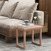 Tangkula 19" Teak Wood Shower Bench 2-Tier Waterproof Bath Spa Stool for Indoor & Outdoor - 4 of 4