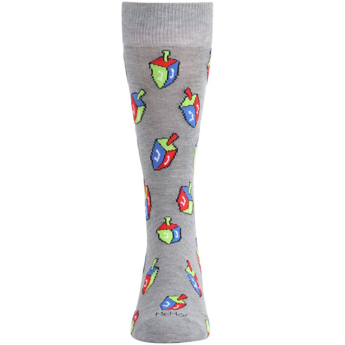 Memoi Men's Colorful Hanukkah Dreidel Novelty Crew Socks - thumbnail 6