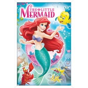 Trends International Disney The Little Mermaid - Cover Framed Wall Poster Prints - 1 of 4
