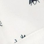 soft white with horse print