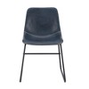 MAYEERTY Dark Blue Set of 4 Kitchen & Dining Room Chairs - Stylish Seating for Dining Spaces - 4 of 4