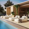 Probe Hues Outdoor Bean Bag Chaise Lounge Chair with Pillow for Patio, Swimming Pool (Set of 4) - 2 of 4